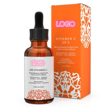 Private Label Natural Anti Wrinkle Firming Vitamin C Serum for Face Eyes Neck